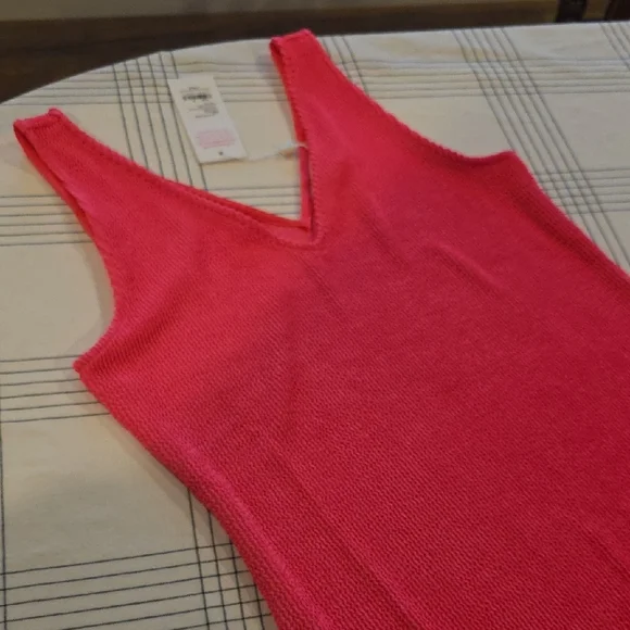 Lilly Pulitzer Vibrant Pink V-Neck Midi Dress - Picture 7 of 11